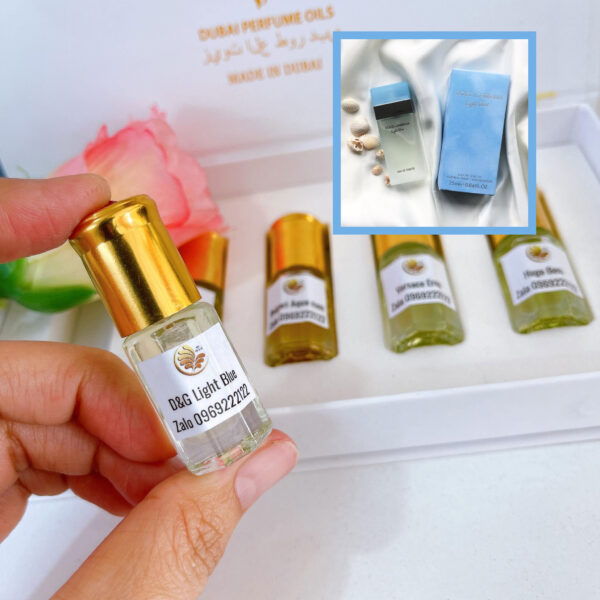 Tinh dầu nước hoa Dubai D&G Light Blue dạng lăn 3ml